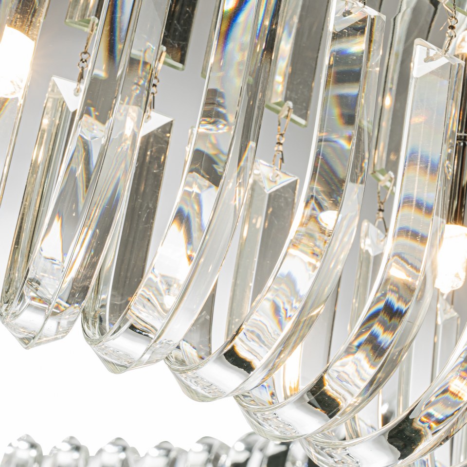 Lámpara techo de cristal CARV - CLN131-D80C