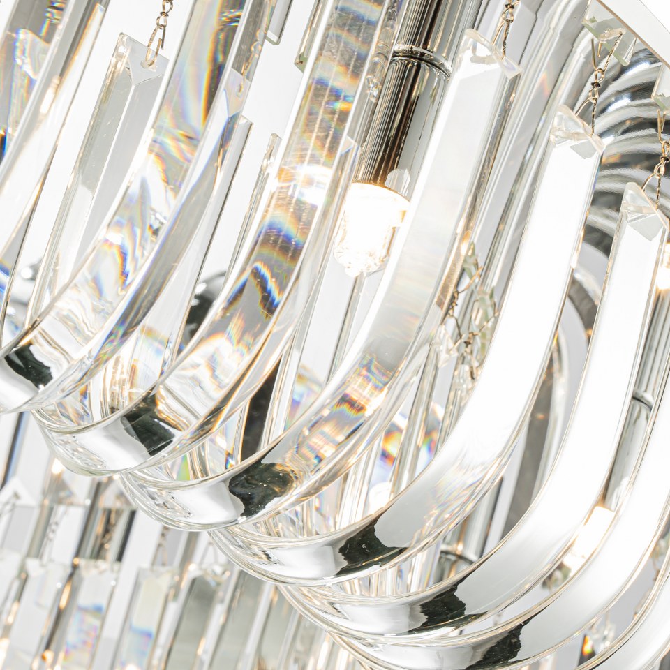 Lámpara techo de cristal CARV - CLN131-D80C