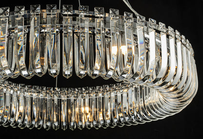 Lámpara colgante de cristal CARV - CLN131-D80P