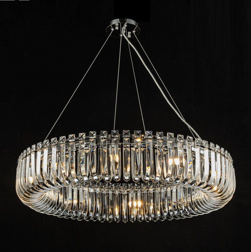 Lámpara colgante de cristal CARV - CLN131-D80P