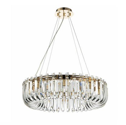 Lámpara colgante de cristal CARV - CLN132-D60P