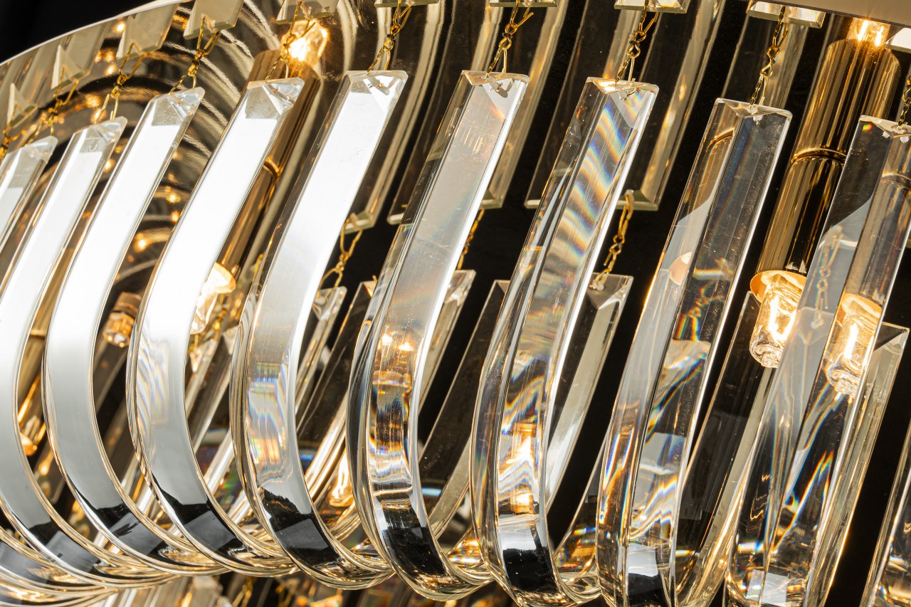 Lámpara techo de cristal CARV - CLN132-D80C