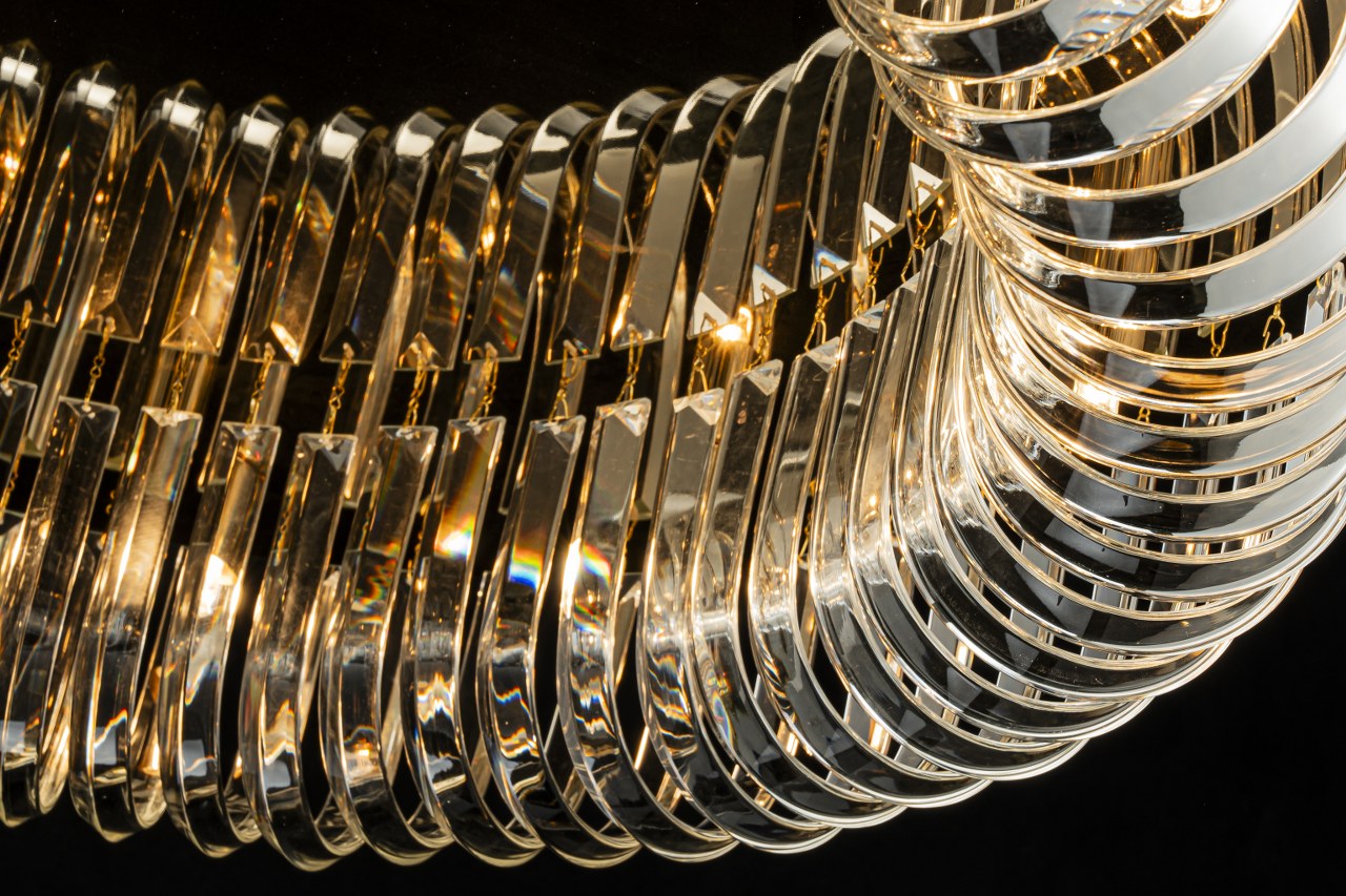 Lámpara techo de cristal CARV - CLN132-D80C