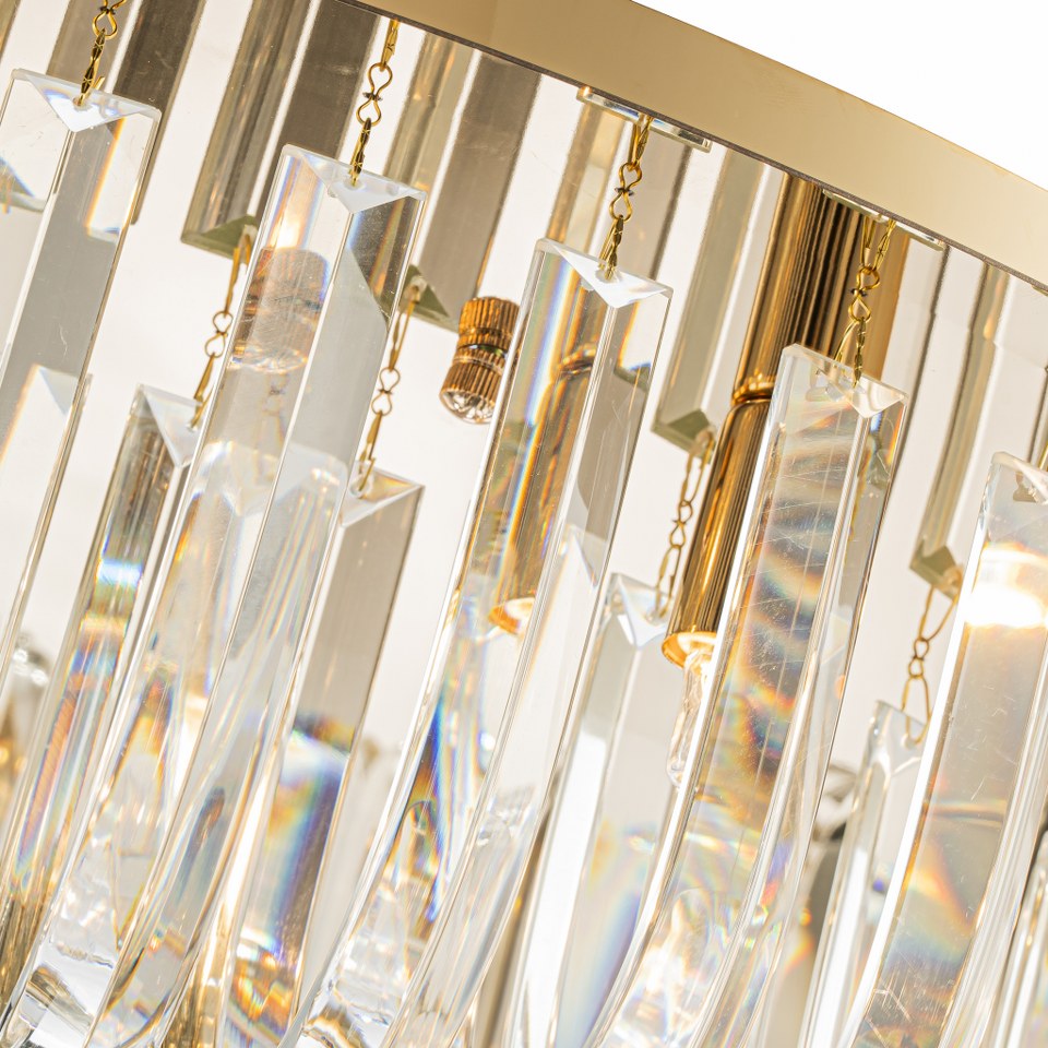 Lámpara techo de cristal CARV - CLN132-D80C