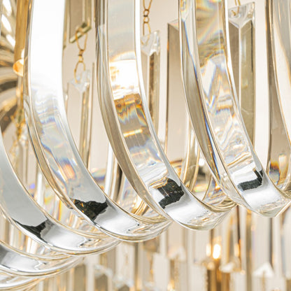 Lámpara techo de cristal CARV - CLN132-D80C