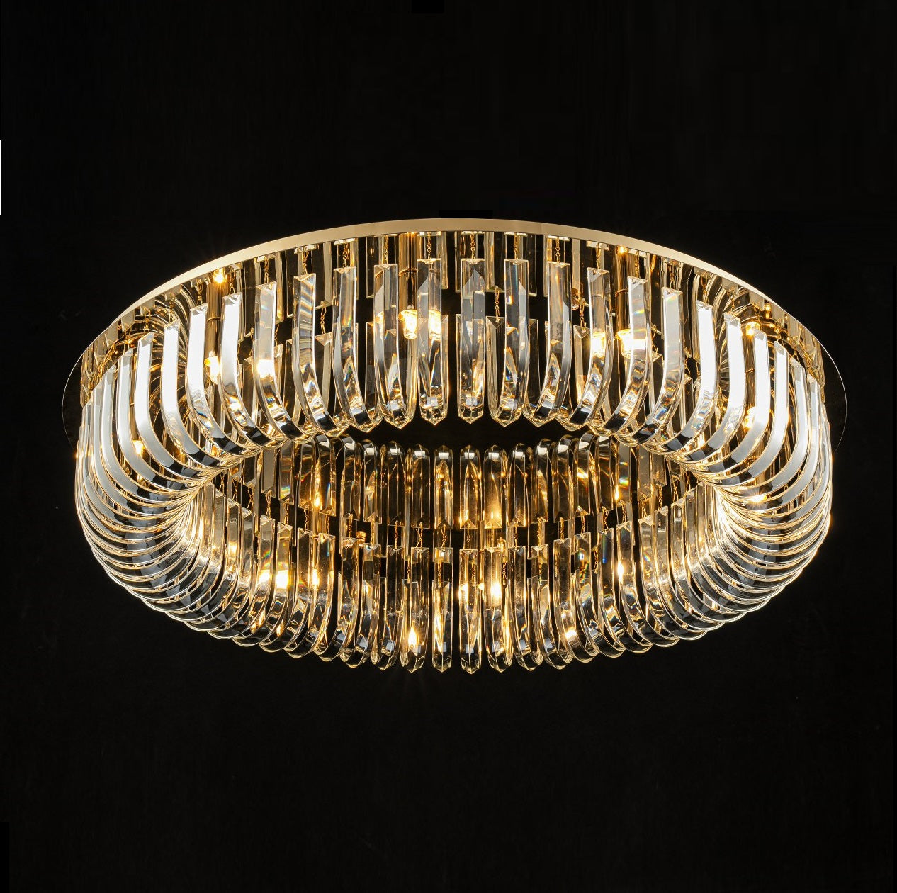 Lámpara techo de cristal CARV - CLN132-D80C