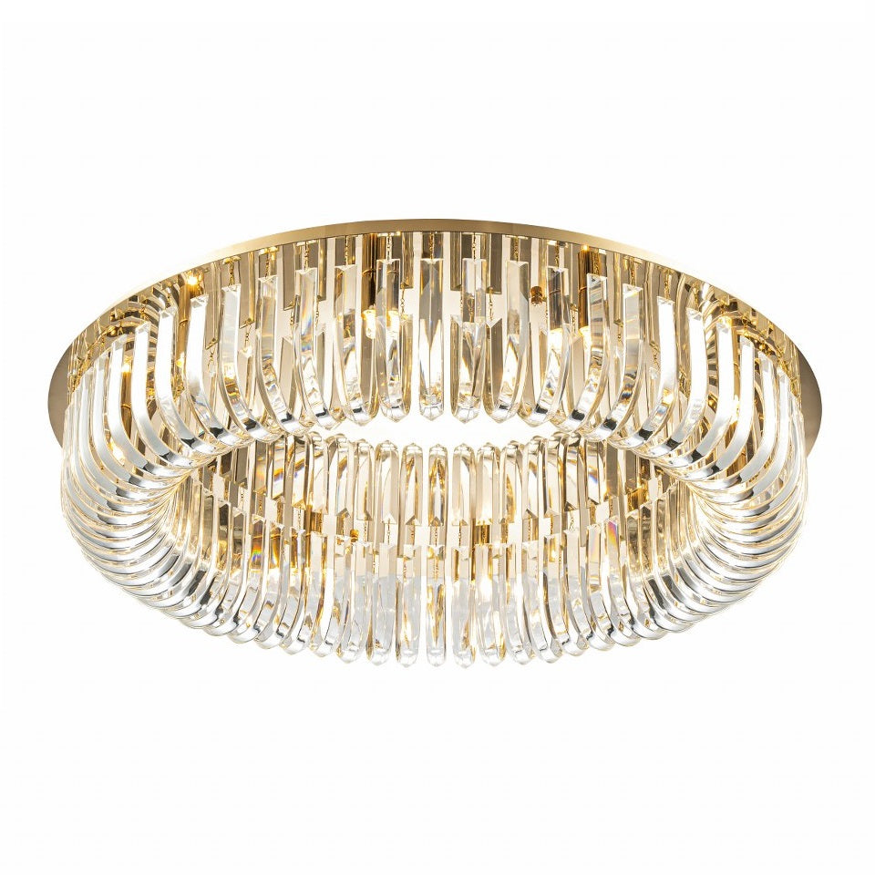 Lámpara techo de cristal CARV - CLN132-D80C