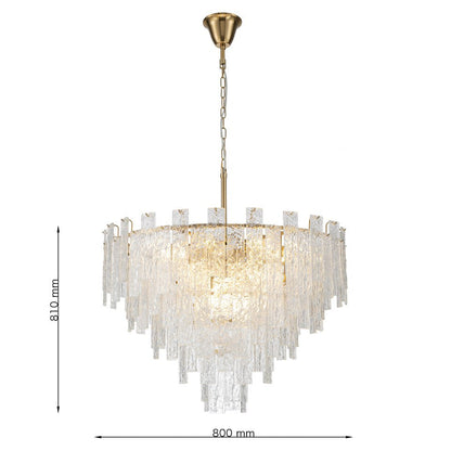 ICELUX Lampara colgante de cristal CLN133-D80