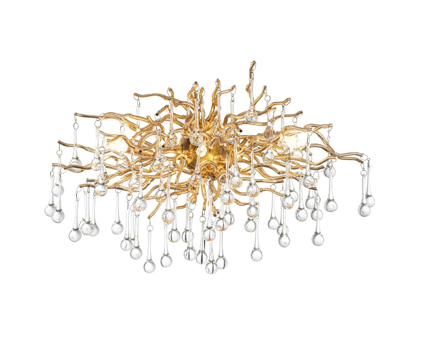 Aplique de pared de Cristal RAINDROP Dorado - CLN192-3W