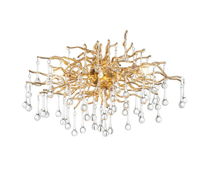 Aplique de pared de Cristal RAINDROP Dorado - CLN192-3W