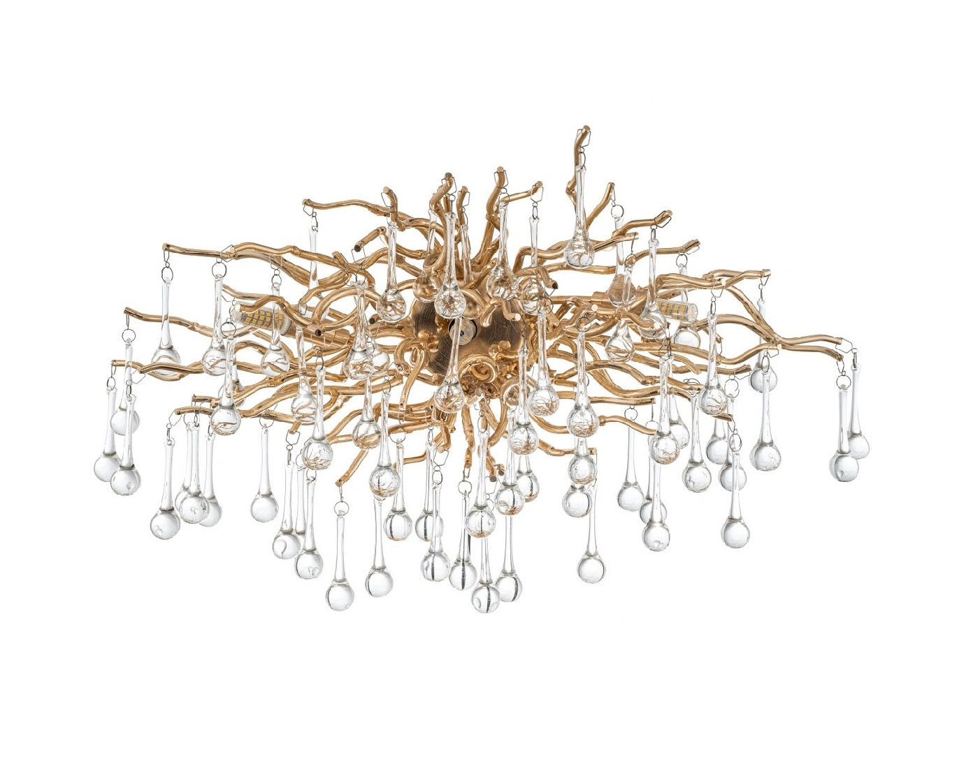 Aplique de pared de Cristal RAINDROP Dorado - CLN192-3W