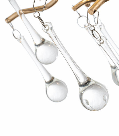 Aplique de pared de Cristal RAINDROP Dorado - CLN192-3W