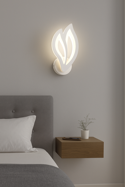 Aplique De Pared Flor Led Integrado CCT Blanco