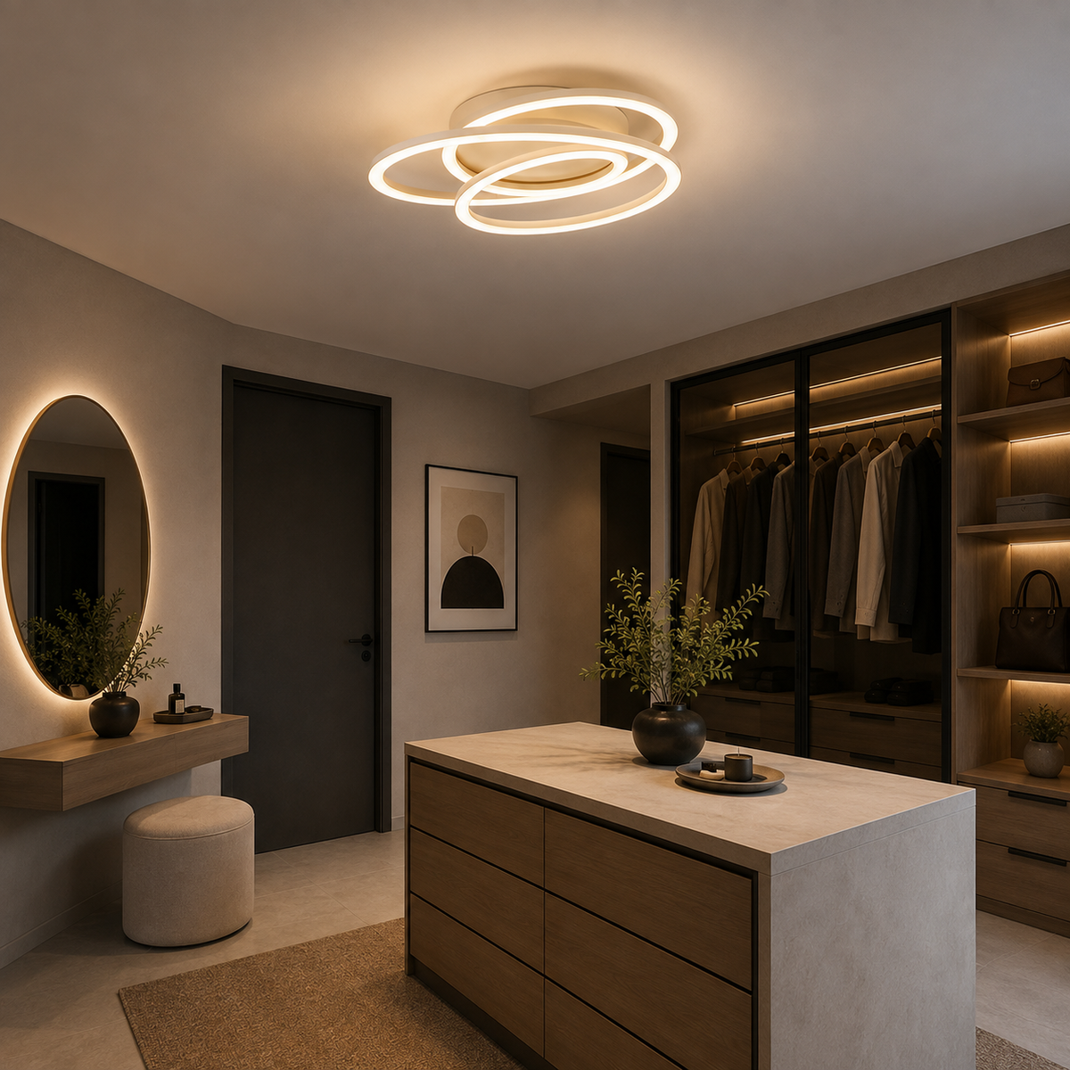 Lámpara de techo LED Nexus Blanca | FL6023-C
