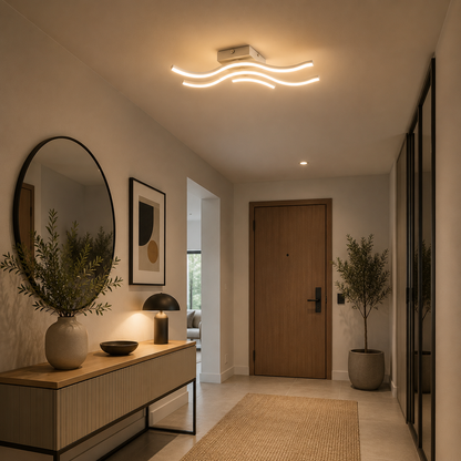 Lámpara de techo LED WAVE Blanco | FL6006-C