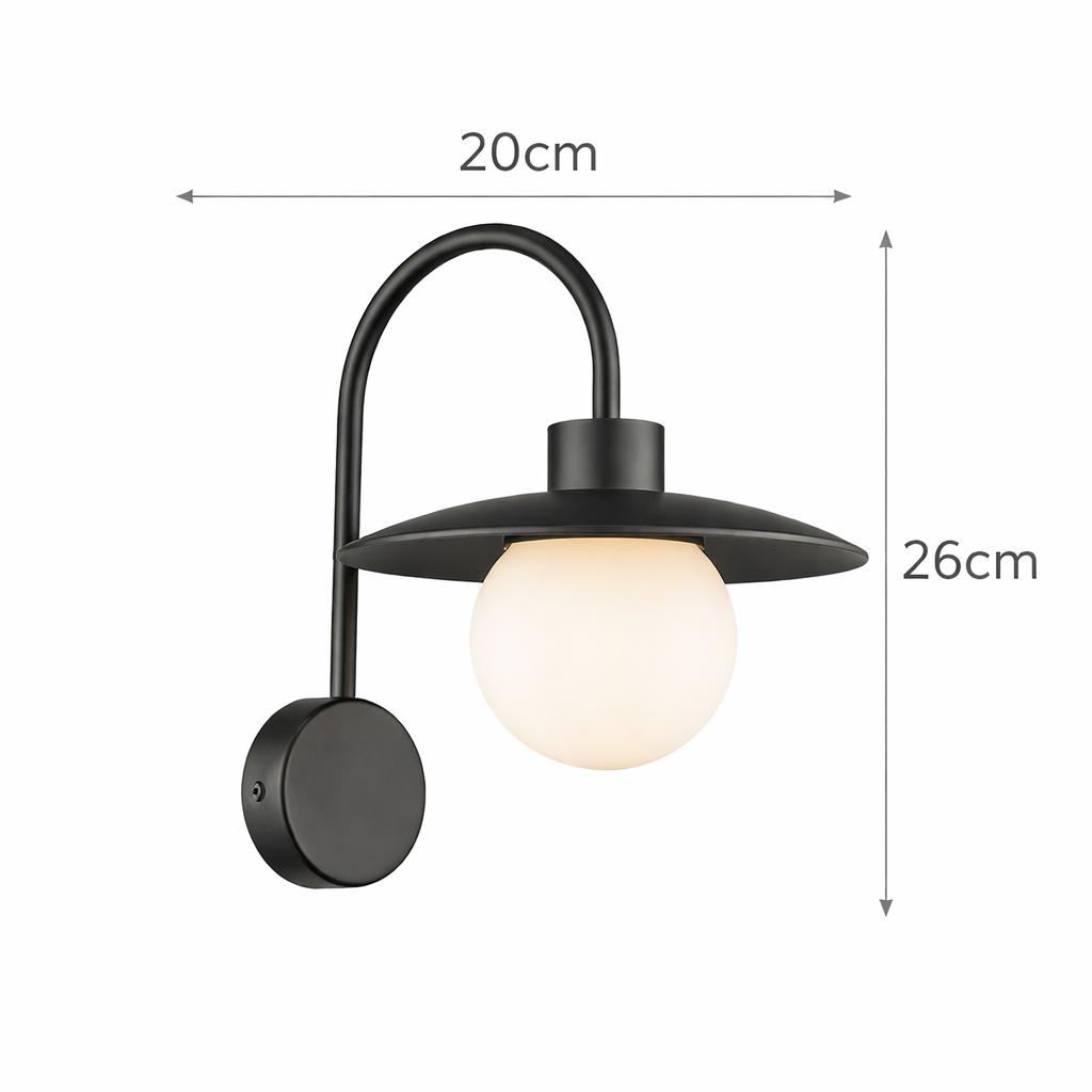 Aplique de exterior BALLHAT - LP9106-1W