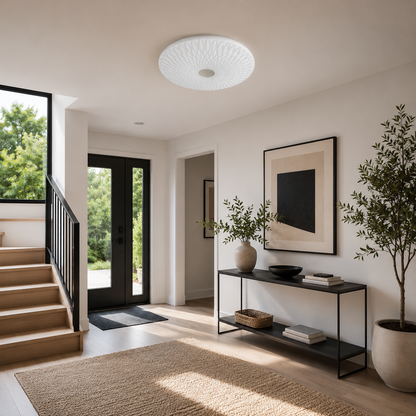 Plafón LED Circular Techo Salón STELAR | Blanco Ø50 cm CCT