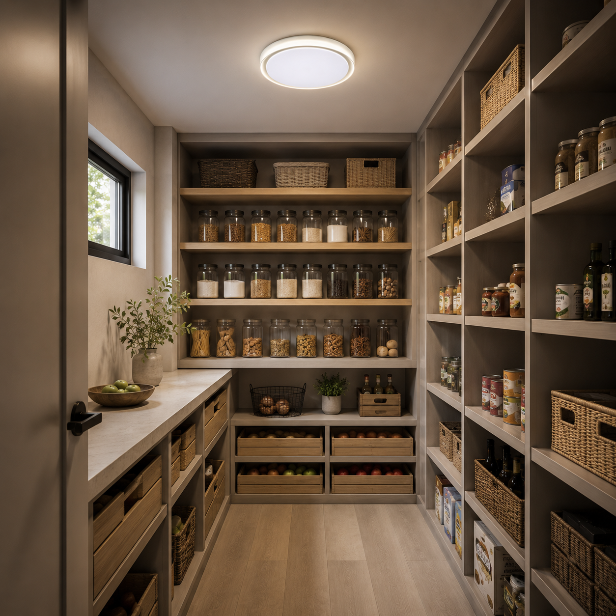Plafón LED Circular Techo Salón SIMPLE | Blanco Ø45 cm CCT
