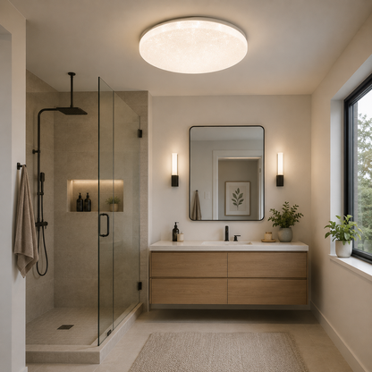 Plafón LED Circular Techo Salón TWINKLE | Blanco Ø40 cm 4000K