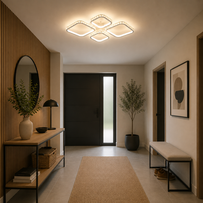 Lámpara LED Cuadrada Techo Salón DIAMANT | Blanco CCT