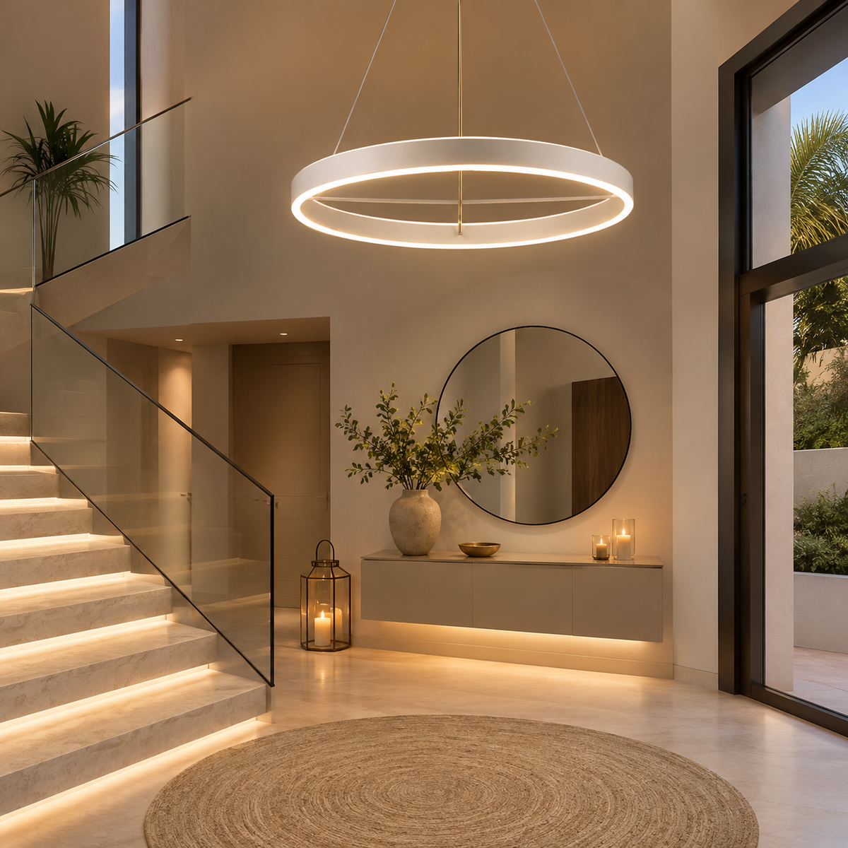 Lámpara Colgante LED Helix | Blanco CCT Atenuable - FL6033-1P