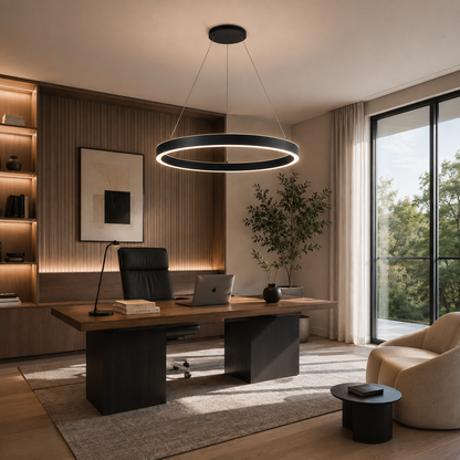 Lámpara Colgante LED Helix | Negro CCT Atenuable - FL6032-1P