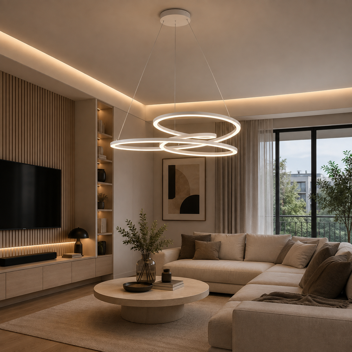 Lámpara Colgante LED Nexus | Blanca CCT Atenuable - FL6023-P