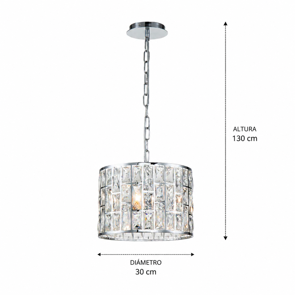 Lampara colgante de cristal Dune - LP467-D30P