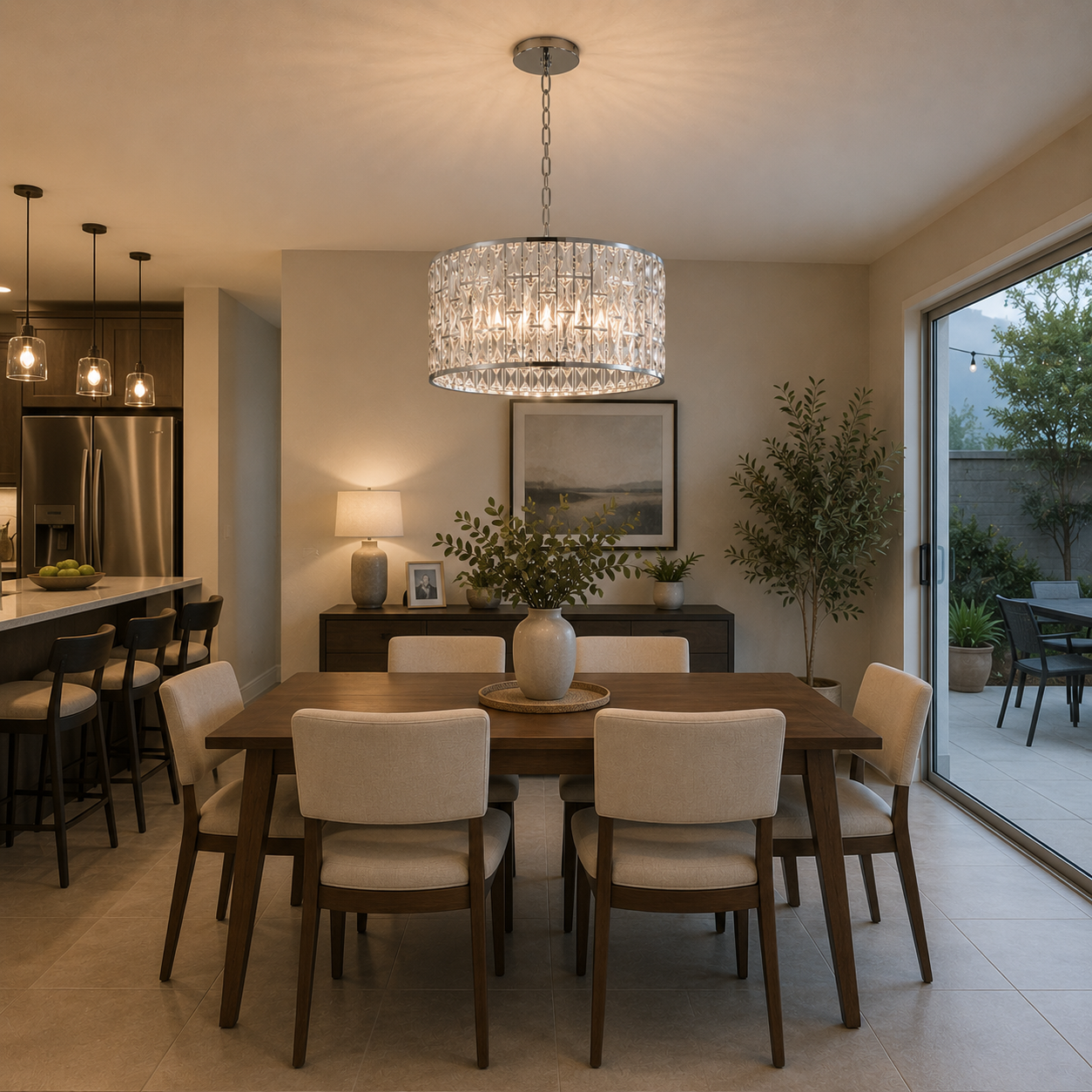 Lampara colgante de cristal Dune - LP467-D50P