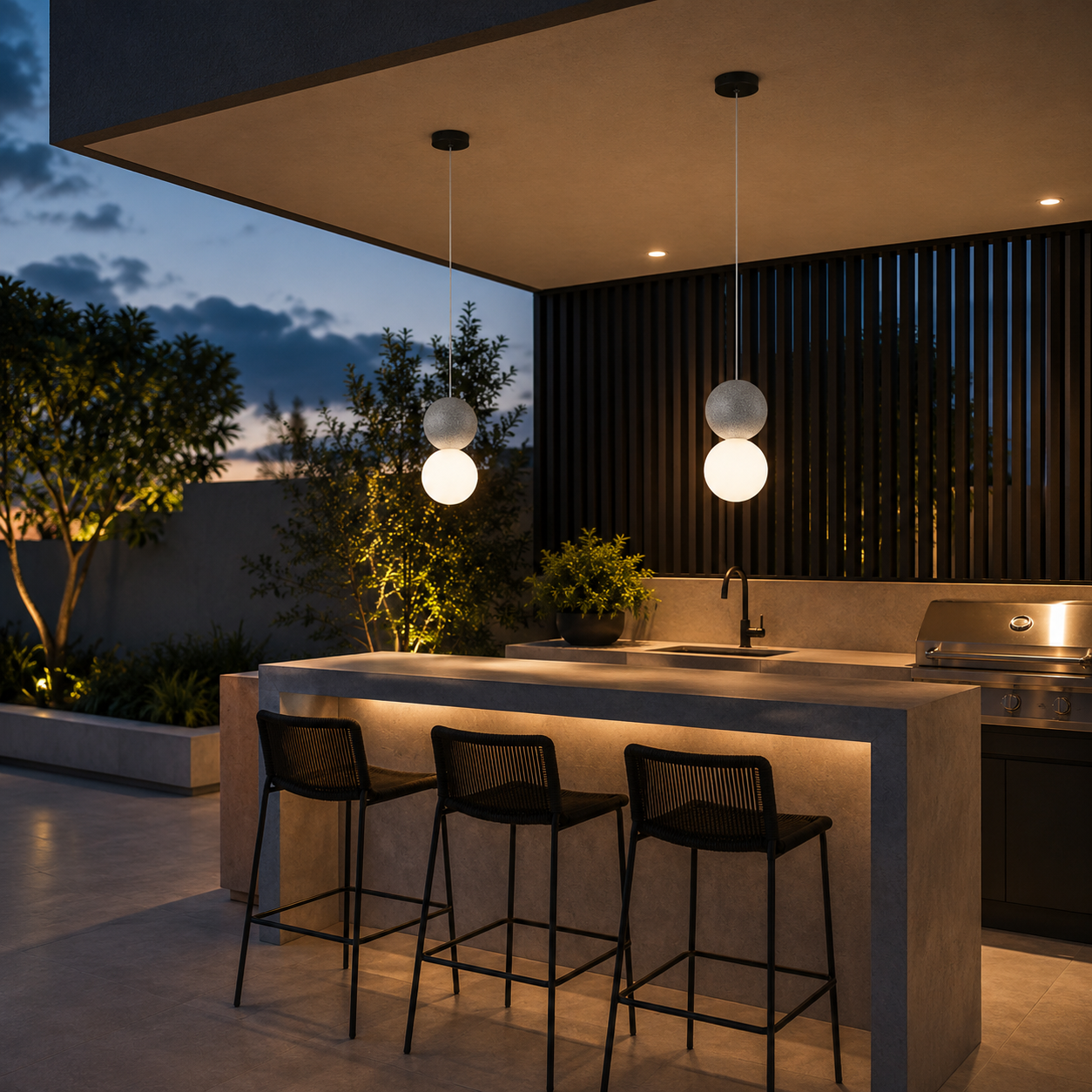 Lámpara Colgante CONCRETE - LP5166-1P