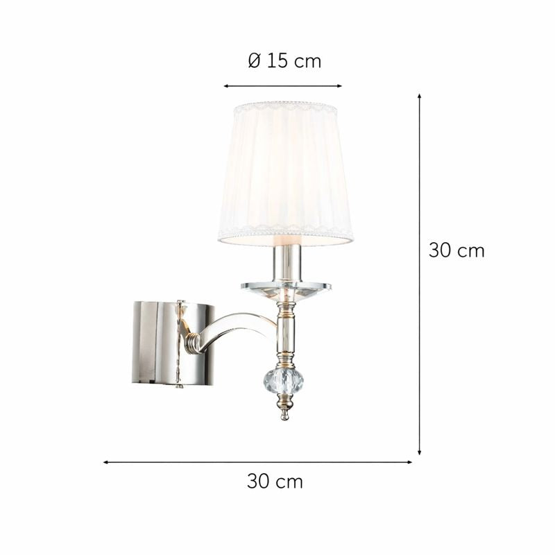 Aplique DORELLA CLN232-1W