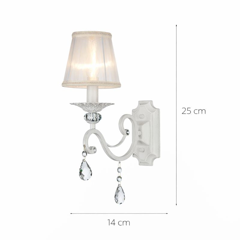 Aplique GRAZIA WHITE LP290-1W