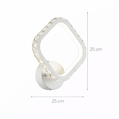 APLIQUE DE PARED DIAMANT WH FL604-1W