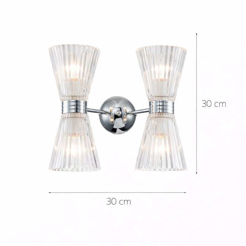 Aplique Cliper LP4004-4W