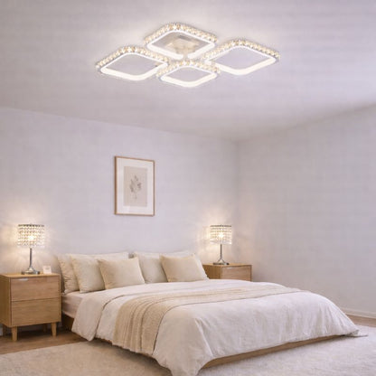 Lámpara de techo DIAMANT WH FL604-4C