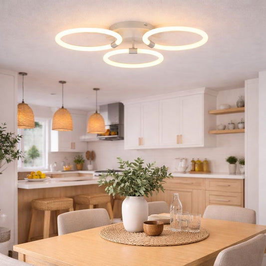 Lámpara de Techo LED "Trinity Rings" - FL612-3C