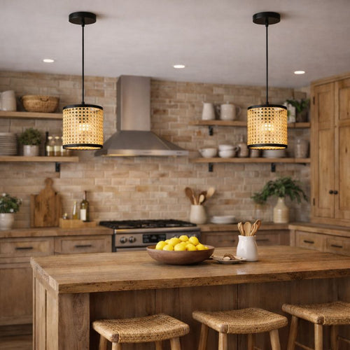 Lampara colgante BAMBOO LOFT - LP5153-D15P