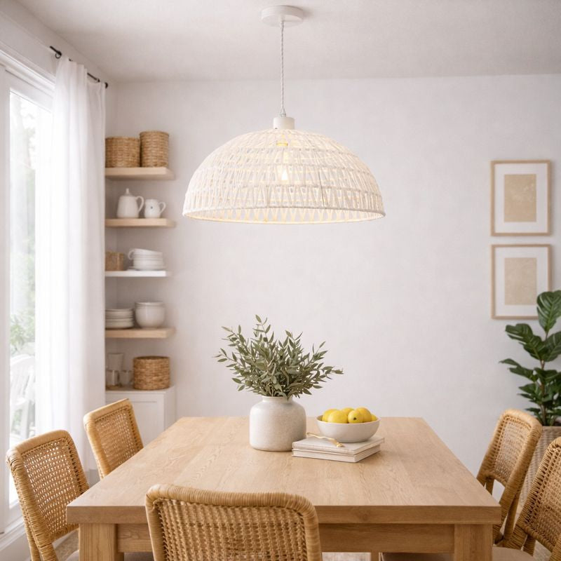 Lampara colgante blanca ECOPAPER - LP5134-D40P