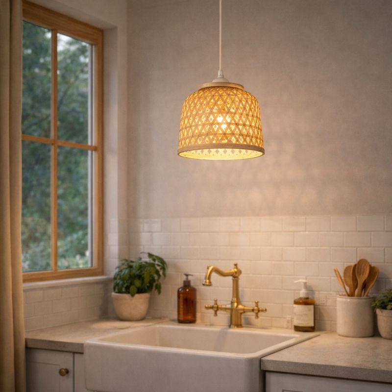 Lampara colgante BAMBOO - LP128-D19P