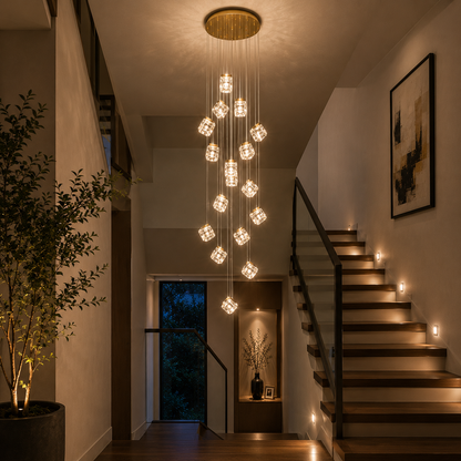 Lámpara colgante Stair LP129-18GD