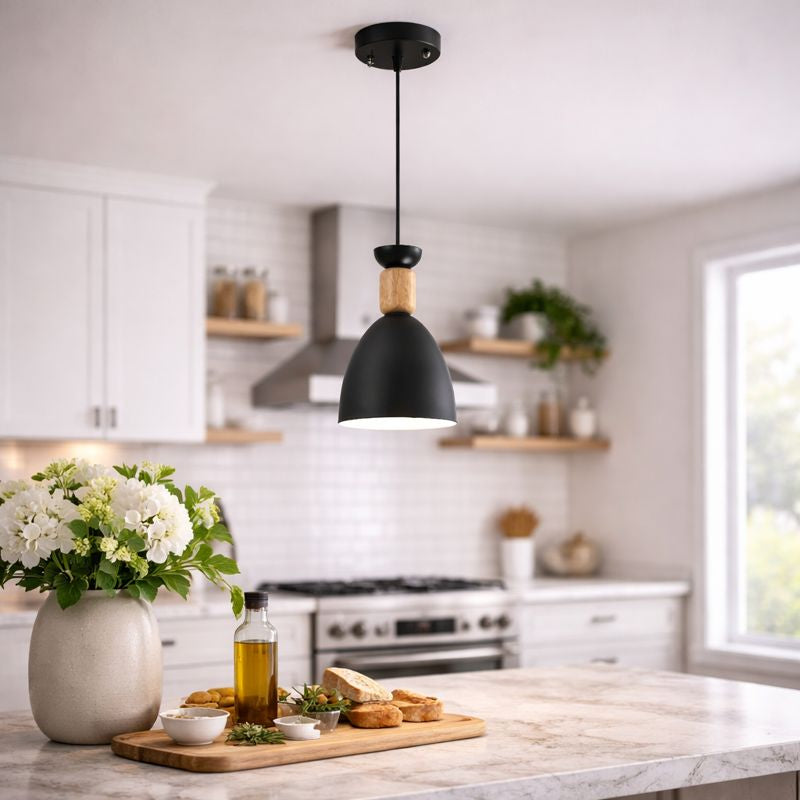 Lámpara colgante MOLIN FL664-1P BK