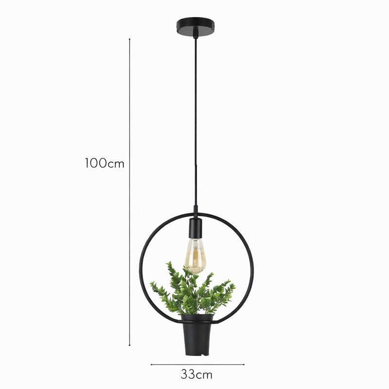 Lampara colgante FLOWERPOT - FL673-D30