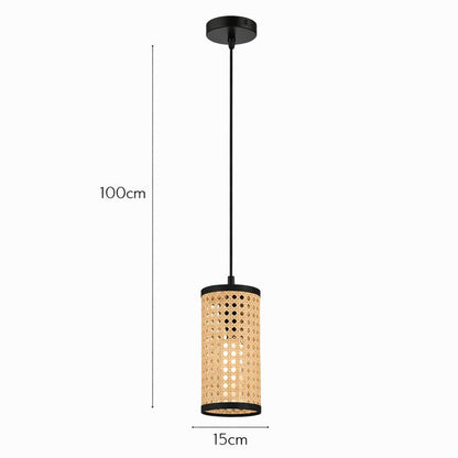 Lampara colgante BAMBOO LOFT - LP5153-D15P