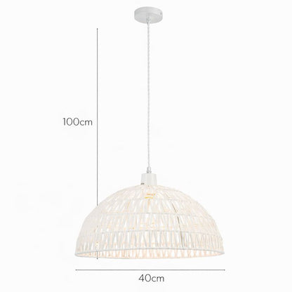 Lampara colgante blanca ECOPAPER - LP5134-D40P