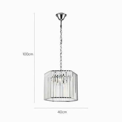 Lámpara de cristal HEXCRIS - CLN187-D40