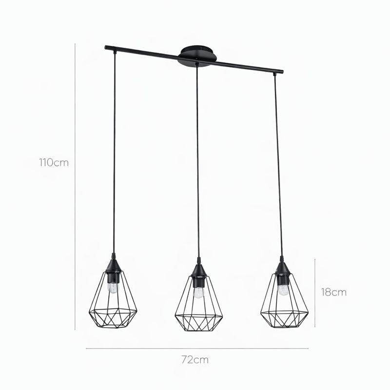 Lampara colgante RETTE - LP5065-3PL