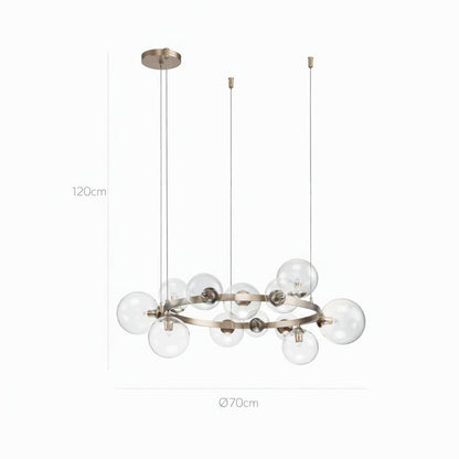 Lámpara colgante MILLAS LP496-D70