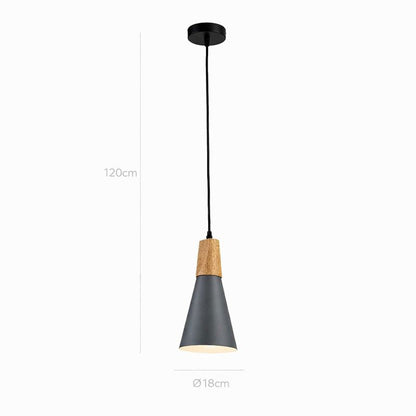 Lámpara colgante SCANDIV LP5019-1P