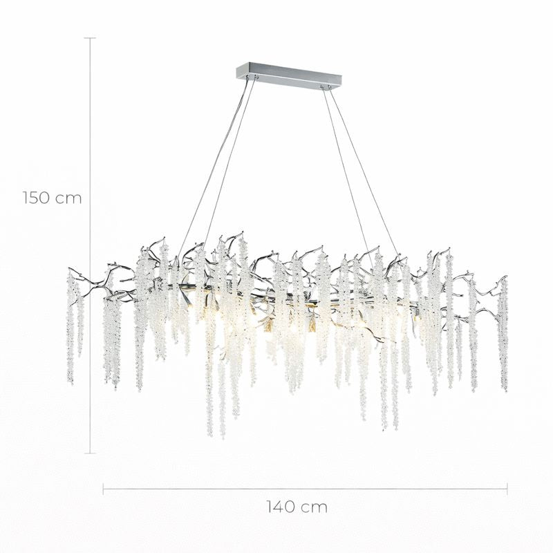 GRAPEDROP Lampara de cristal CLN1002-L140