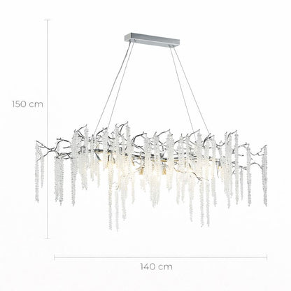 GRAPEDROP Lampara de cristal CLN1002-L140